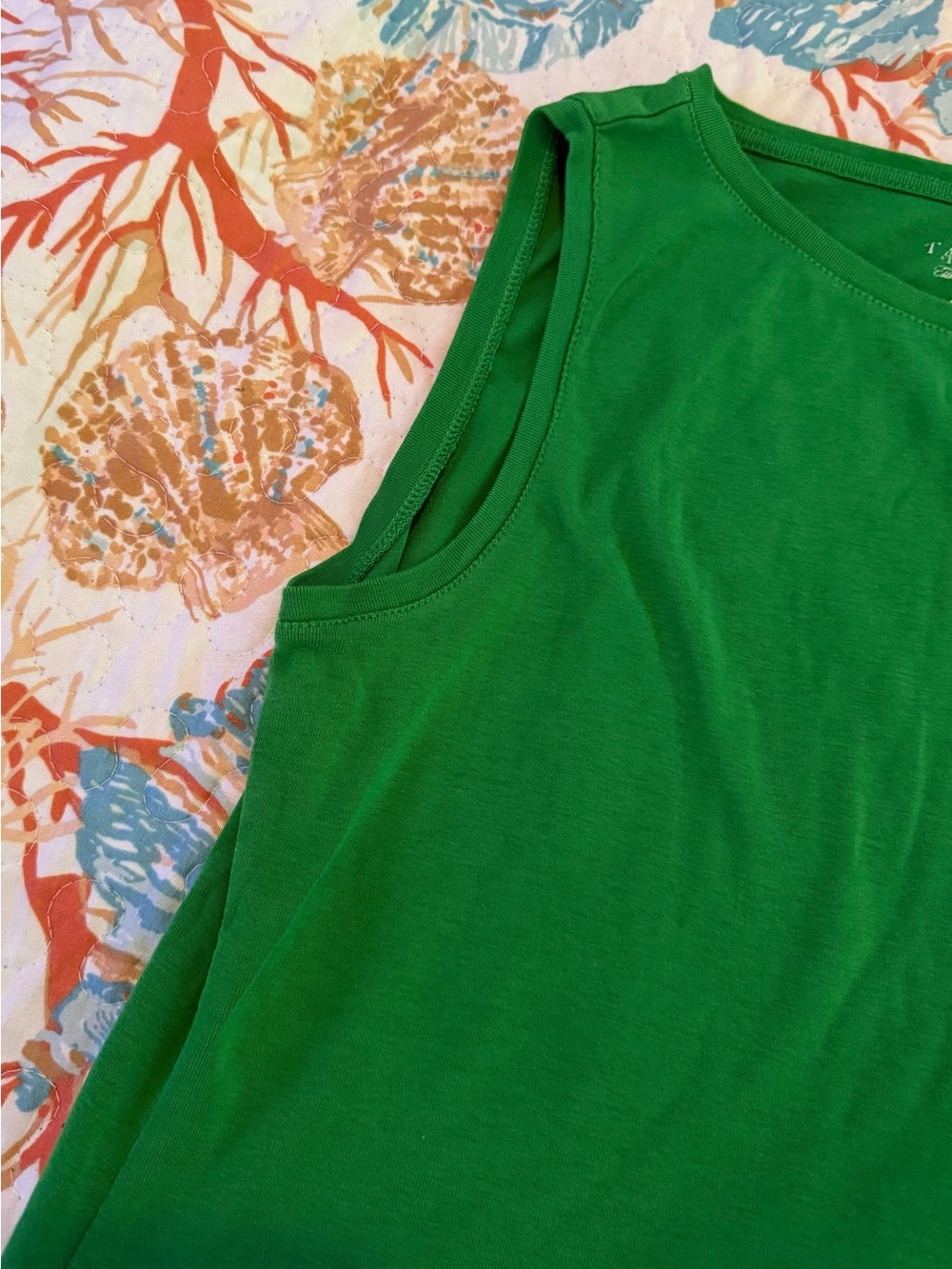Talbots Sleeveless Cotton Tank - Picture 3 of 5